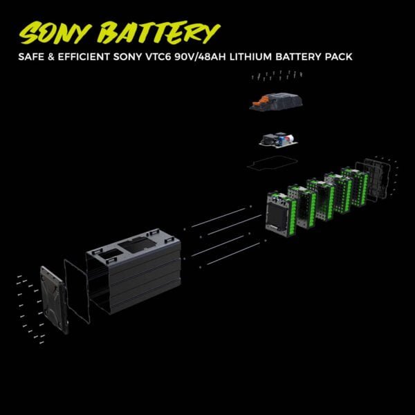 Storm Bee 90V 48AH Sony Battery - Image 2