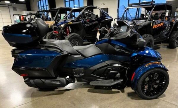 New 2024 Can-Am Trike Motorcycle Spyder RT Limited Dark Wheels For Sale - Image 4