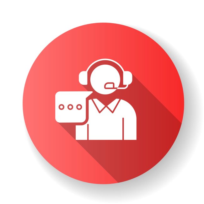 customer-support-red-flat-design-long-shadow-glyph-icon-vector
